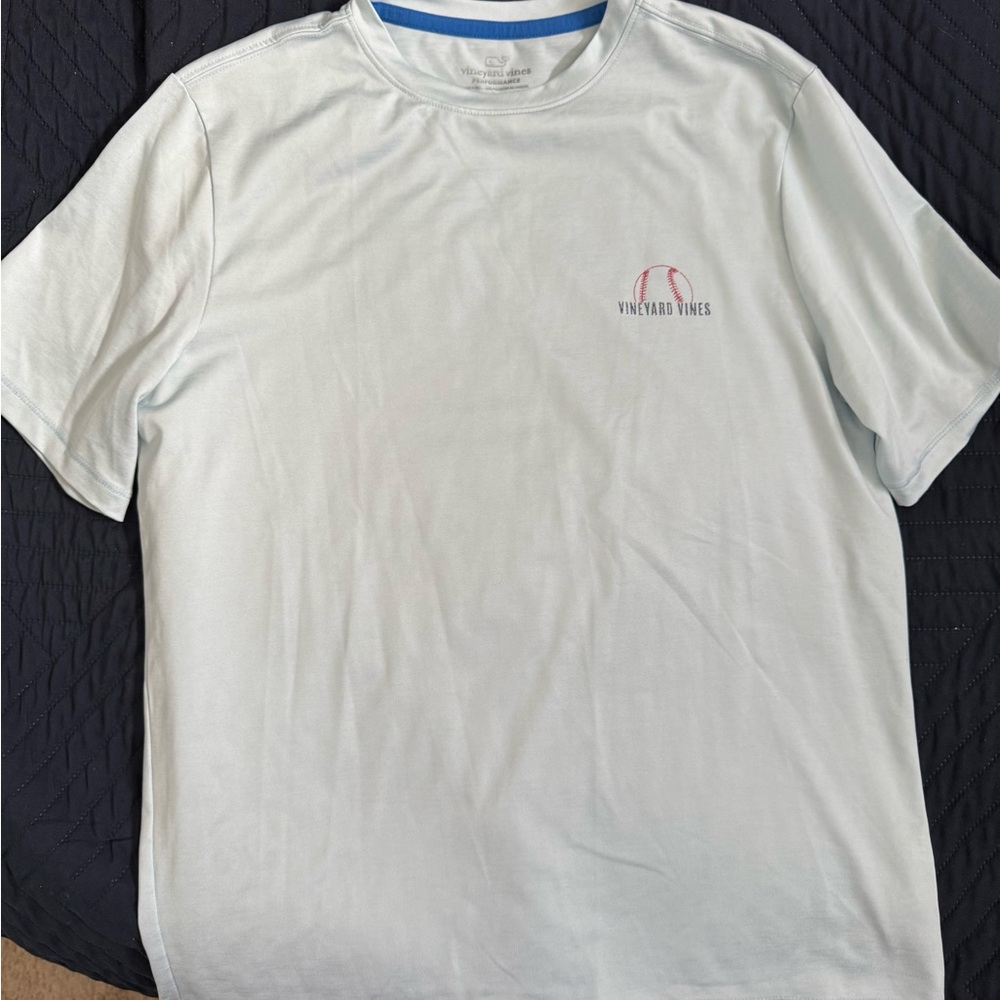 Vineyard Vines Men's Sky Blue Short Sleeve Tee